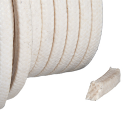 Vetkoord / gevlochten pakking / Stopbuspakking, 10 x 10 mm, roll 17,2 meter, ICP 931, food grade